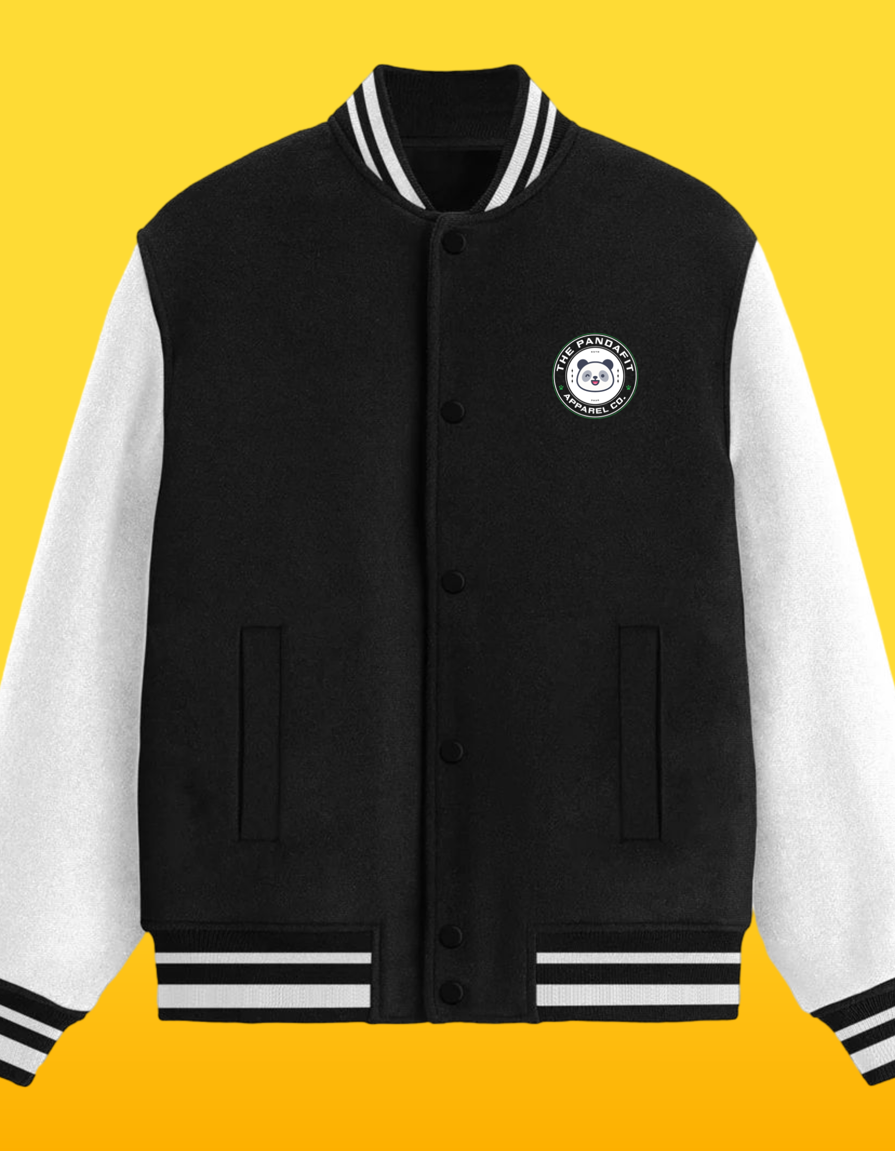 ThePandaFit Special Edition Embroidered Unisex Varsity Jacket