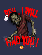 “Zombie Apocalypse” Oversized Halloween Graphic T-Shirt for Men | Dual Print