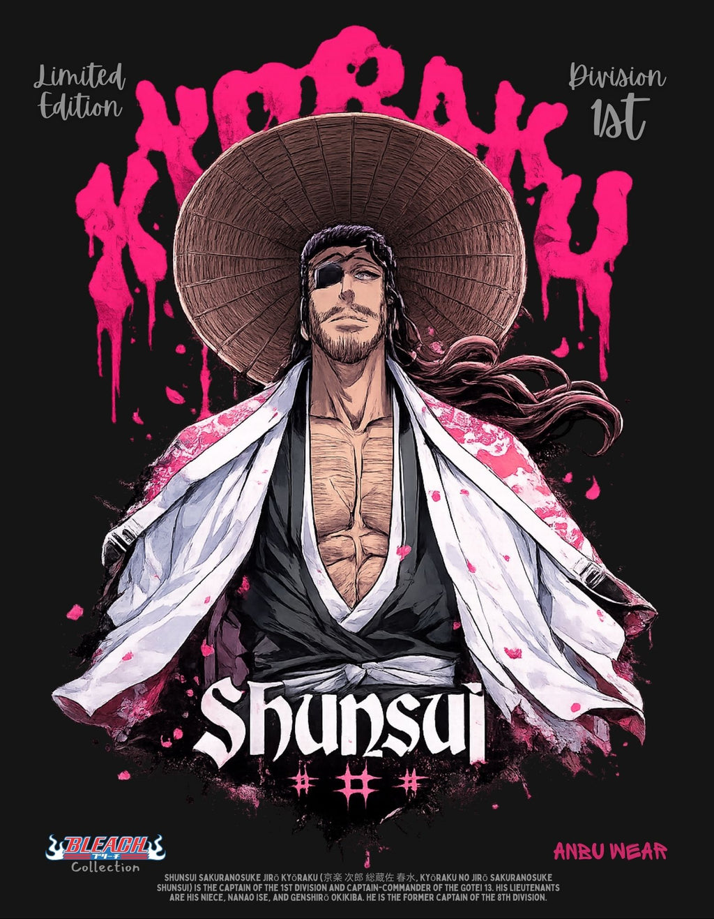 Kyoraku Shunsui — Oversized Tee