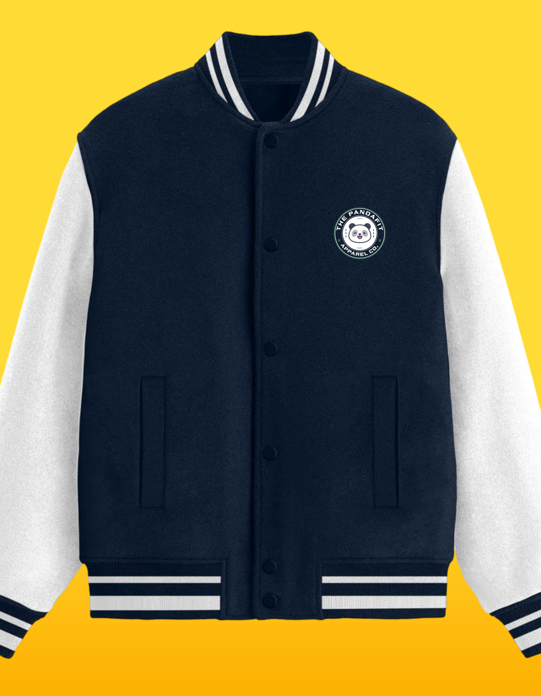 ThePandaFit Special Edition Embroidered Unisex Varsity Jacket