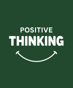 Positive Thinking Men’s Hoodie – 300 GSM Heavyweight Fleece | Minimal Motivational Design