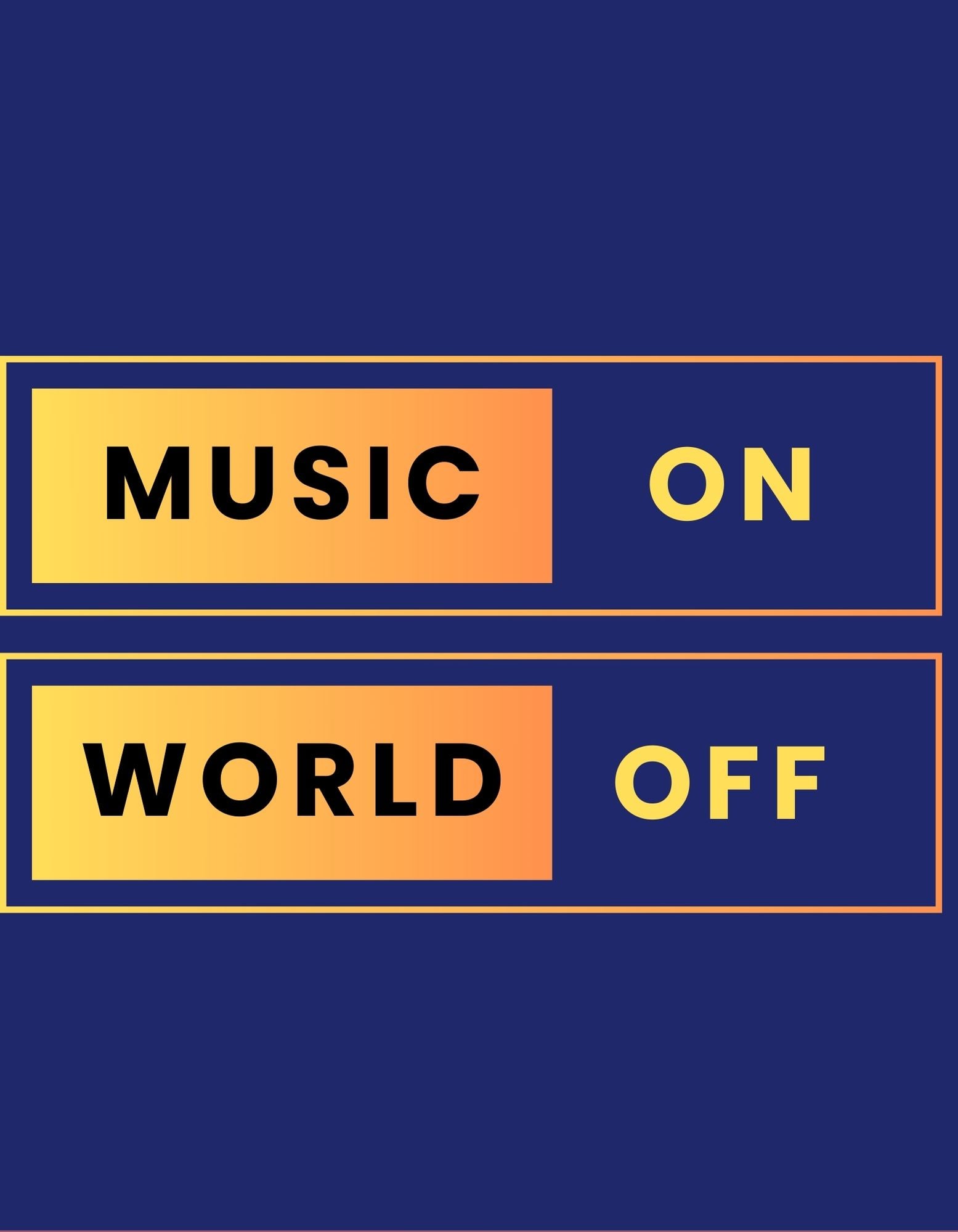 Music Mode Mens Hoodie – “Music On, World Off”