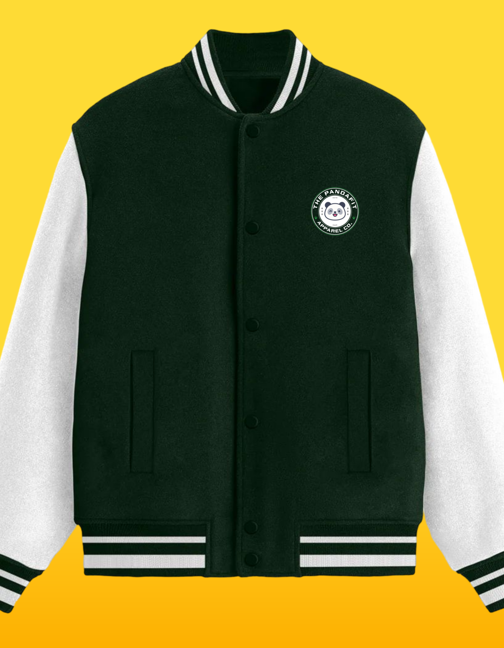 ThePandaFit Special Edition Embroidered Unisex Varsity Jacket