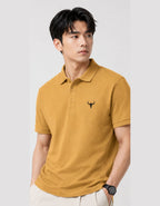 ThePandaFit Bull Emblem Cotton Polo