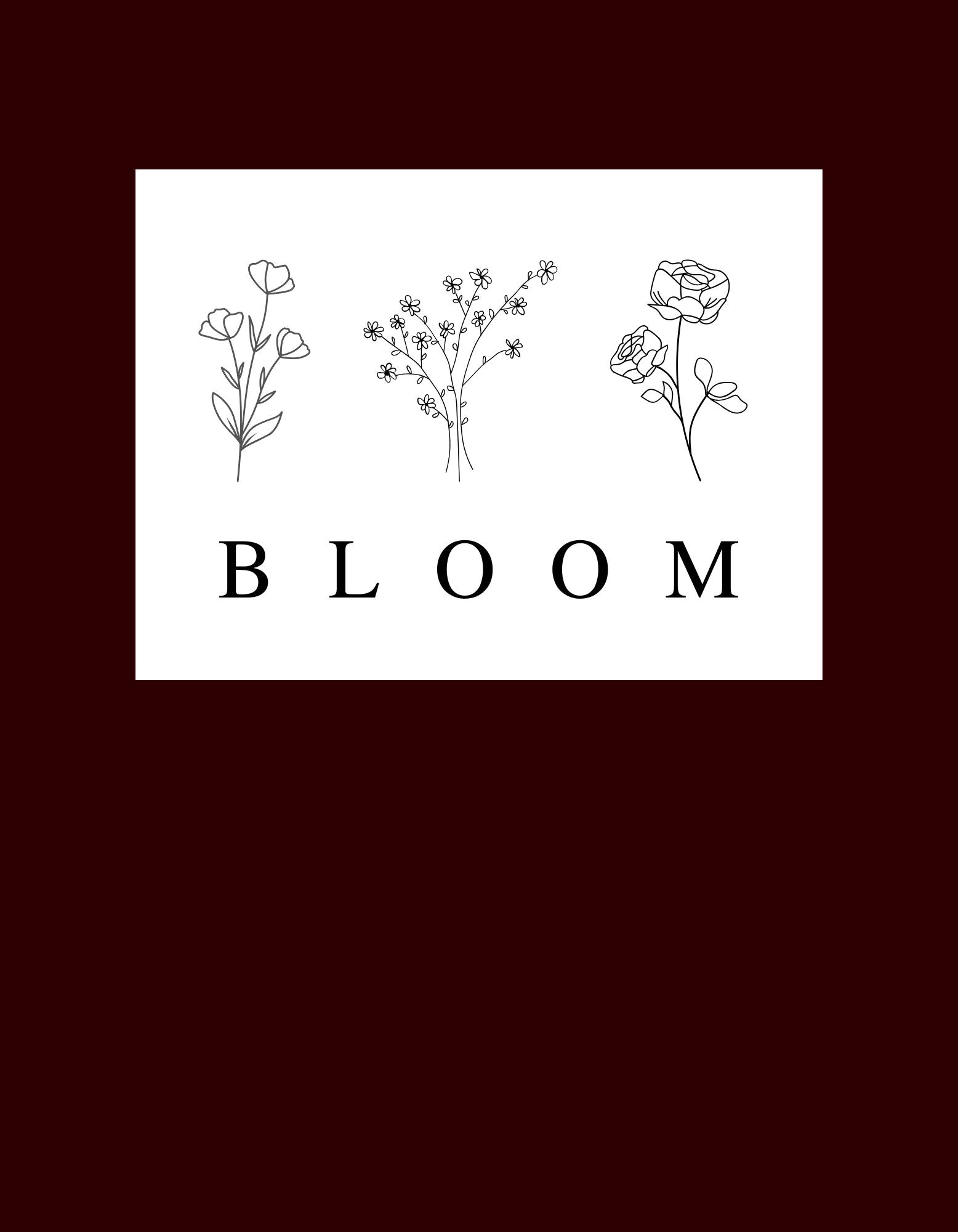 Bloom Minimal Full Sleeve Cotton T-Shirt for Women