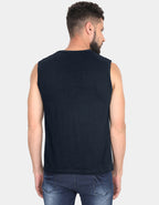 Men’s Sleeveless Cotton T-Shirt – Lightweight Gym & Casual Tank Tee