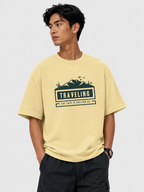 Wander Mode Oversized Travel Graphic T-Shirt for Men