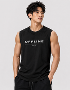 Offline No Signal Sleeveless Gym Tee