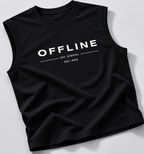 Offline No Signal Sleeveless Gym Tee