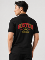 Boston 1996 Champions Back Print — Polo T-Shirt