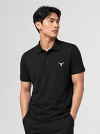 Bull Emblem Logo — Polo T-Shirt