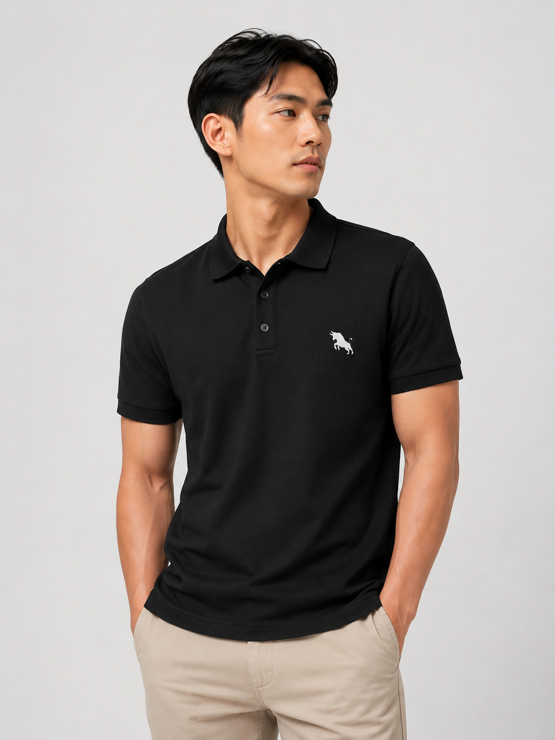Classic 220 GSM Logo — Polo Tshirt