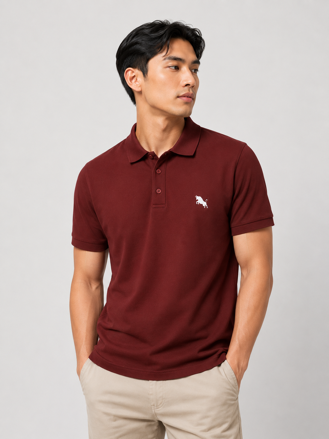 Classic 220 GSM Logo — Polo Tshirt
