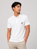Classic Airtex Logo — Polo T-Shirt