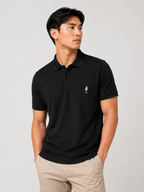 Classic Airtex Logo — Polo T-Shirt