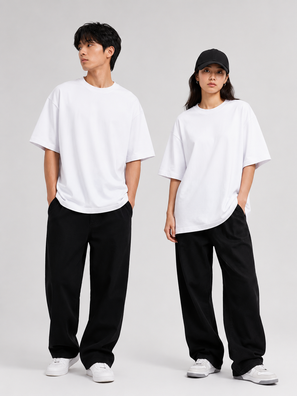 Solid Unisex 180 Gsm — Oversized Tee