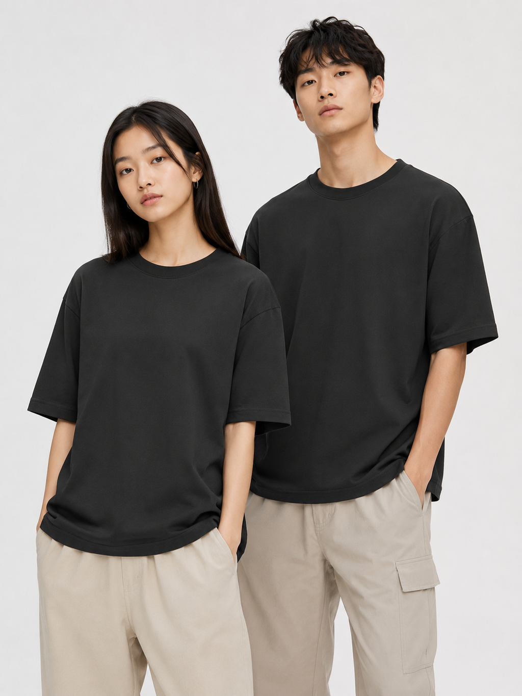 Solid Unisex 180 Gsm — Oversized Tee