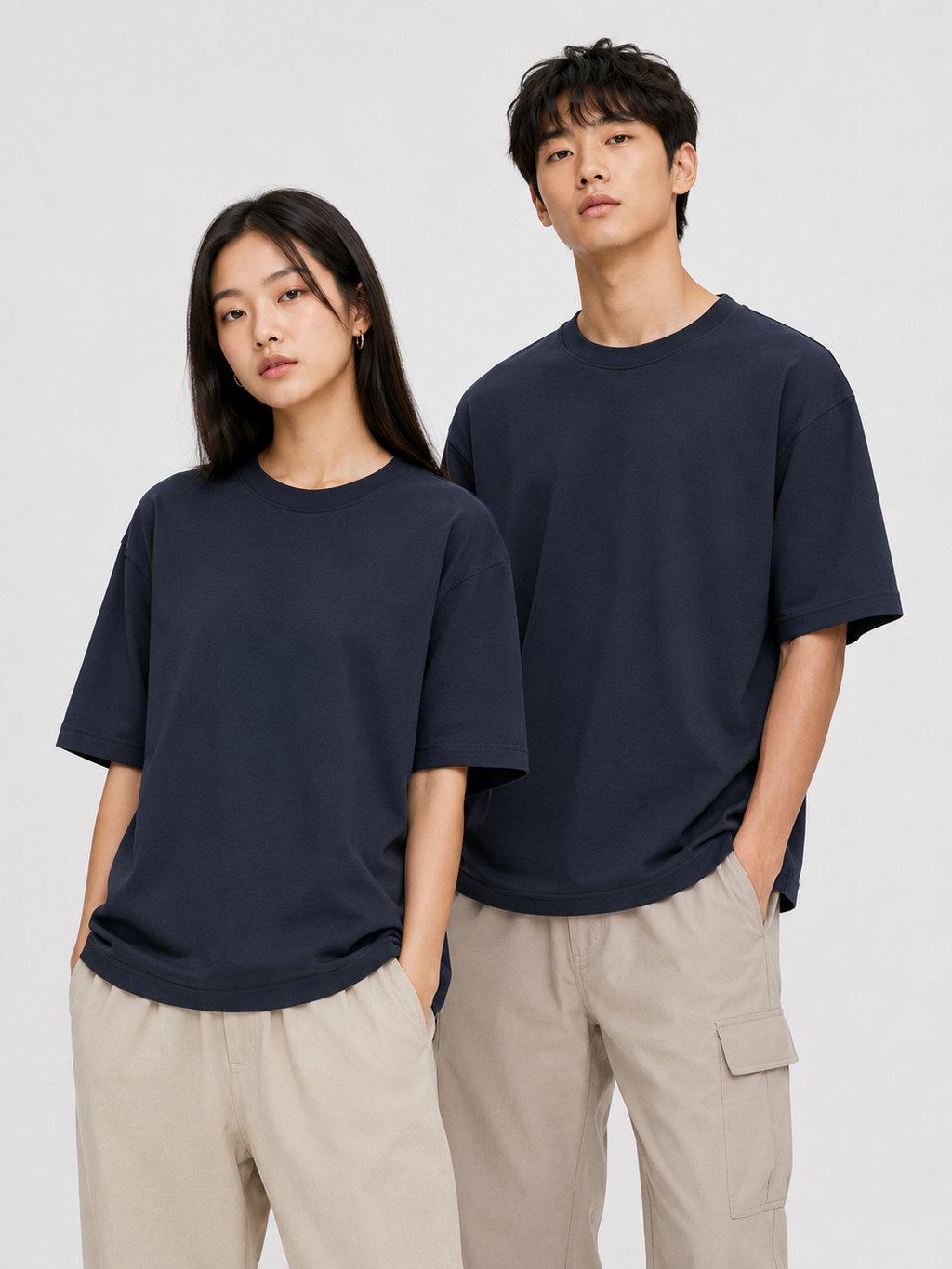 Solid Unisex 180 Gsm — Oversized Tee