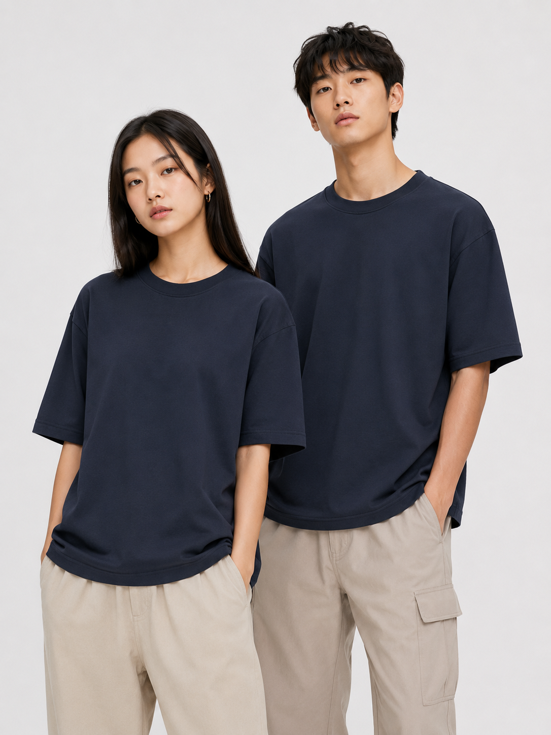 Solid Unisex 180 Gsm — Oversized Tee