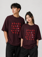 Love Letters Front Graphic Print — Oversized Tee