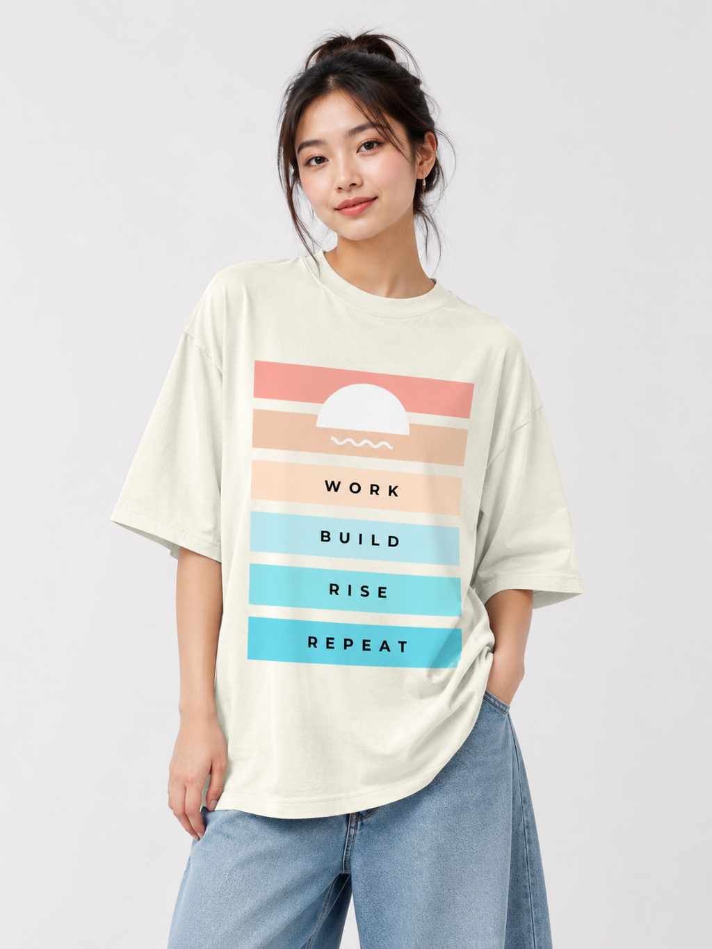 Workaholic Routine Classic — Oversized Tee