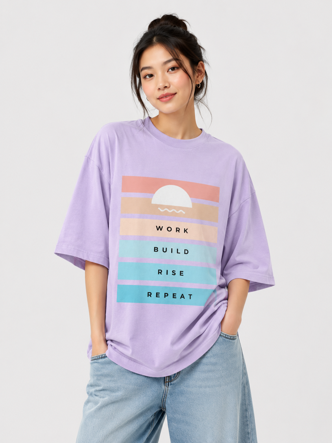 Workaholic Routine Classic — Oversized Tee