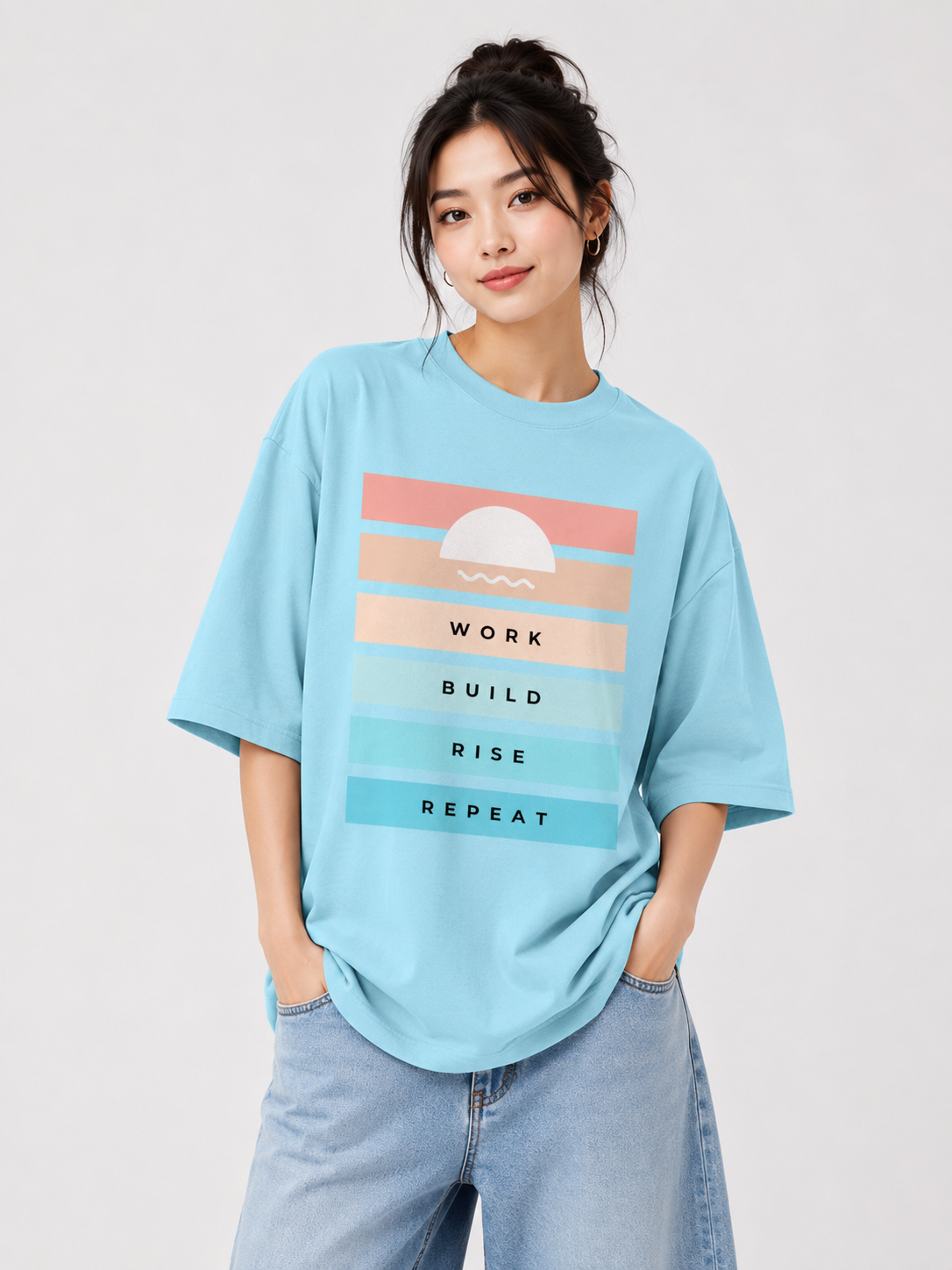 Workaholic Routine Classic — Oversized Tee