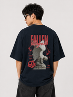 Fallen Angel Back Print — Oversized Tee
