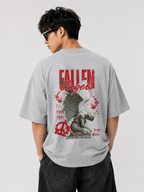 Fallen Angel Back Print — Oversized Tee