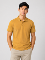 Solid Plain Cotton — Polo T-Shirt