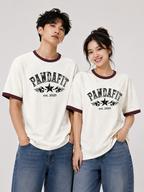 PandaFit Vintage Flame — Ringer Tee