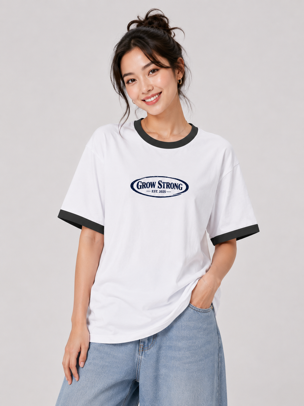 Grow Strong — Ringer Tee