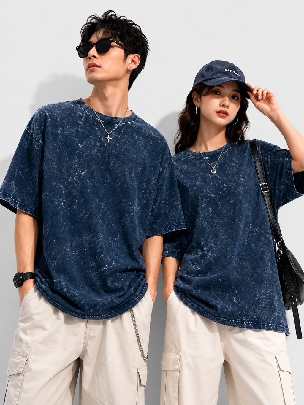 Acid Washed Unisex — Oversized Tee
