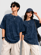 Acid Washed Unisex Oversized Tee