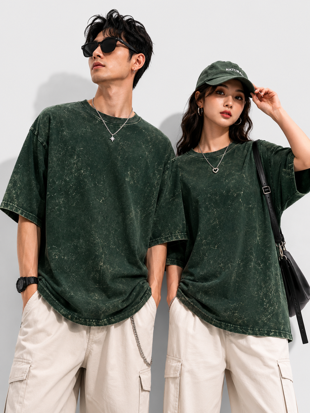 Acid Washed Unisex — Oversized Tee