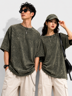 Acid Washed Unisex Oversized Tee