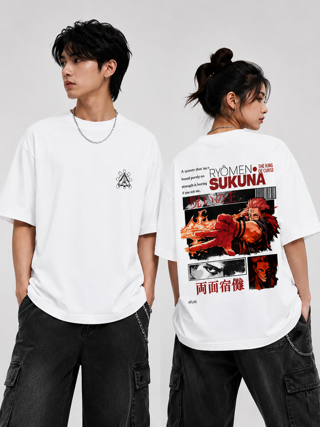 Ryomen Sukuna JJK — Oversized Tee