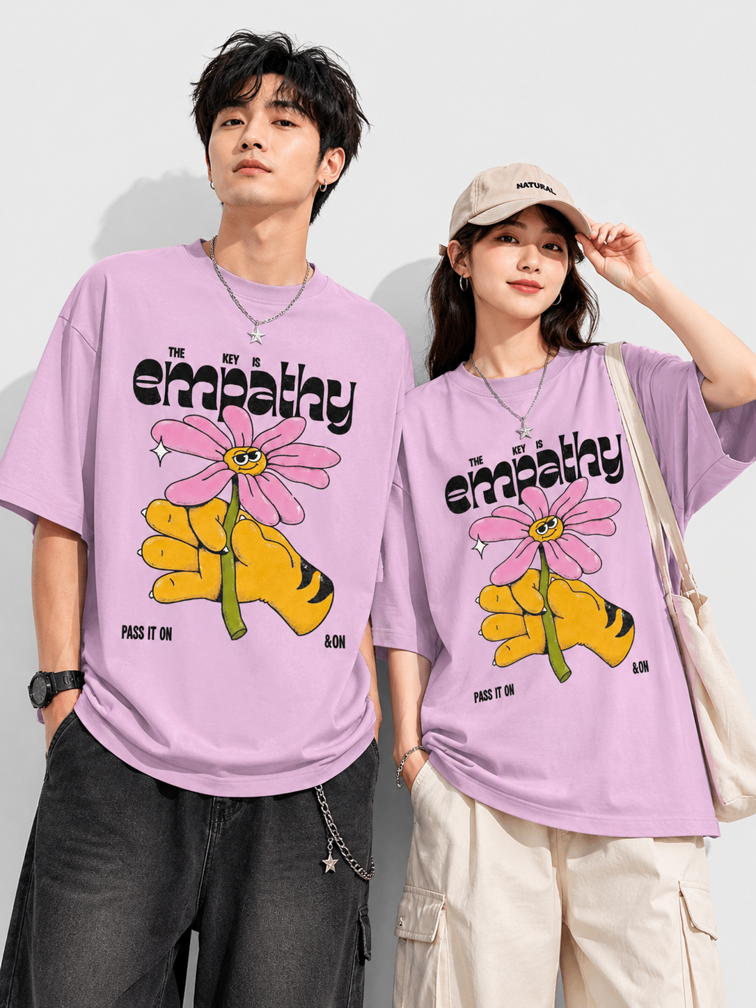 Everyday Bloom Graphic Oversized Tee