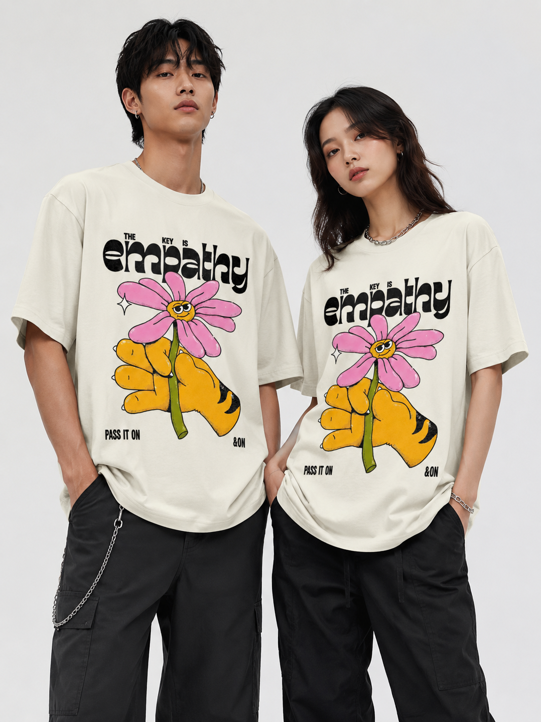 Everyday Bloom Graphic Oversized Tee