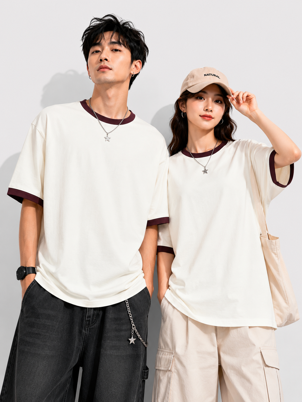 Essential Solid Unisex — Ringer Tee