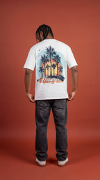 Hawaii Sunset Dual-Print Oversized T-Shirt