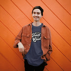 Never Trust Your Lust – Classic Front Print Men’s Crew T-Shirt