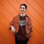 Never Trust Your Lust – Classic Front Print Men’s Crew T-Shirt