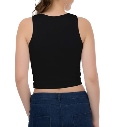 Essential Women’s Crop Tank Top – Premium Cotton Everyday Fit