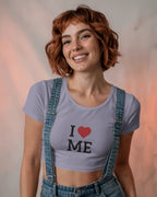 I Love Me Classic Cotton Crop Top