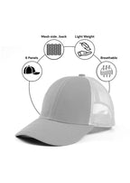 Classic Mesh Trucker Cap – Adjustable Snapback Streetwear Hat