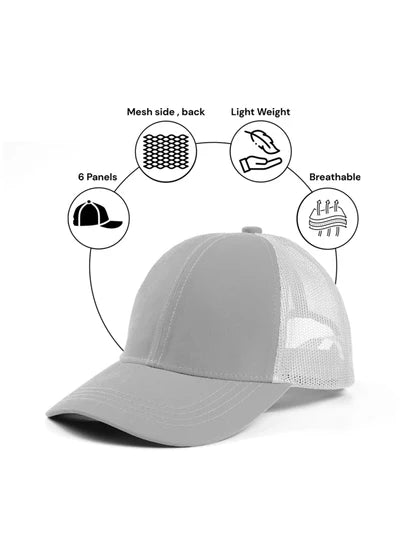 Classic Mesh Trucker Cap – Adjustable Snapback Streetwear Hat