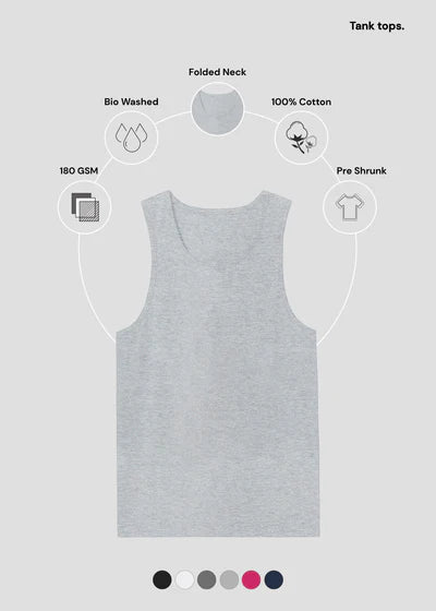 Women’s Classic Cotton Tank Top – Sleeveless Summer Essential