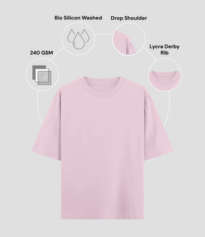 Everyday Essential 240 GSM Unisex Oversized Classic T-Shirt