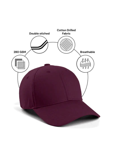 Classic Cotton Baseball Cap (7 Colors)